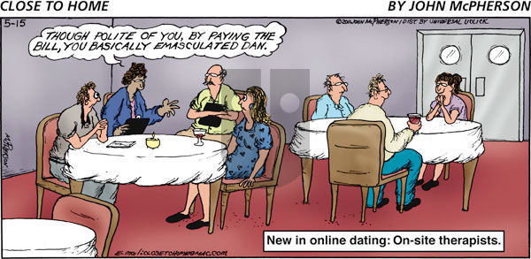 Close to Home on Sunday May 15, 2011 Comic Strip