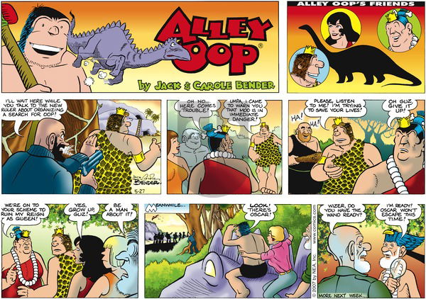 Alley Oop on Sunday May 27, 2007 Comic Strip
