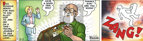 Alley Oop on Monday September 3, 2018 Comic Strip