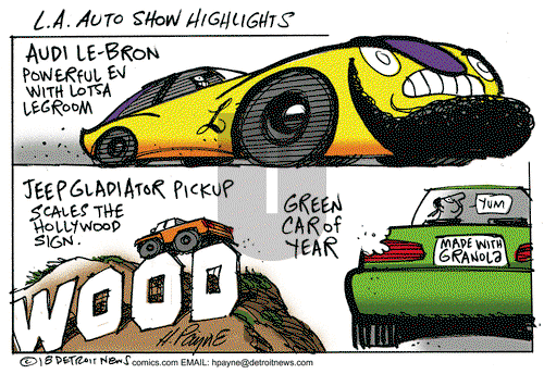 Henry Payne on Tuesday December 4, 2018 Comic Strip