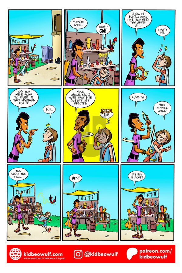 Kid Beowulf on Monday January 13, 2025 Comic Strip