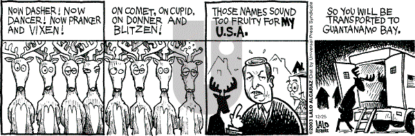 La Cucaracha on Thursday December 25, 2003 Comic Strip
