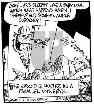 Reality Check on Thursday November 7, 2002 Comic Strip