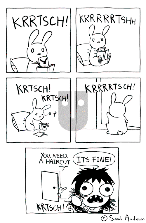 Sarah's Scribbles - Saturday August 29, 2015 Comic Strip