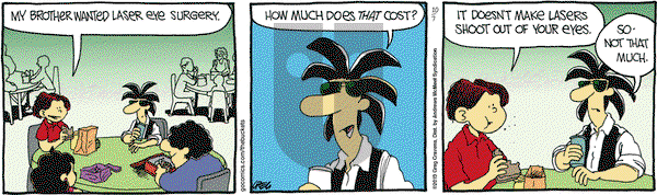 The Buckets on Monday October 7, 2019 Comic Strip