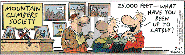 Frank and Ernest on Wednesday July 11, 2007 Comic Strip