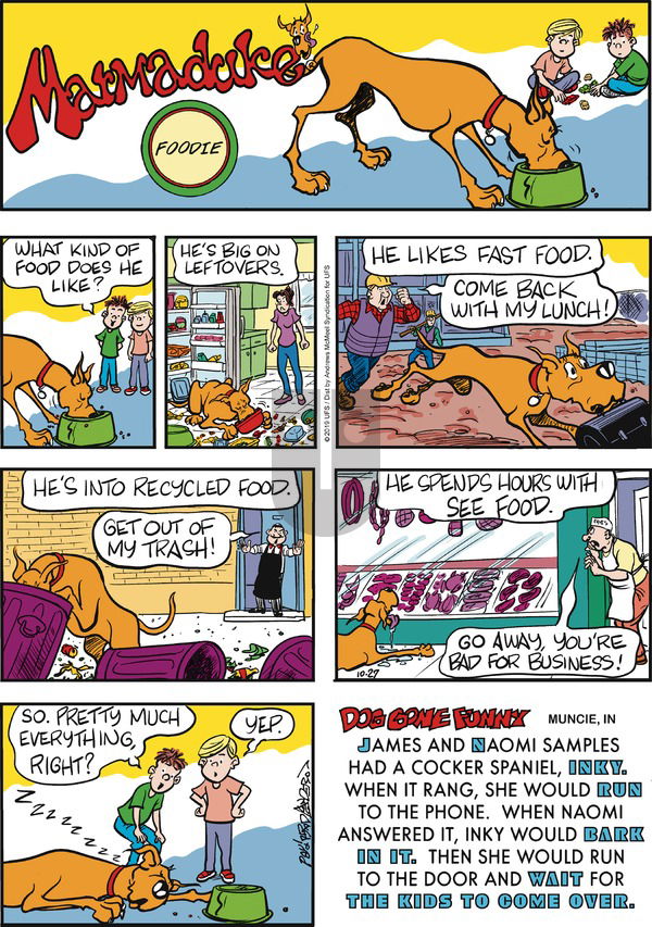 Marmaduke on Sunday October 27, 2019 Comic Strip