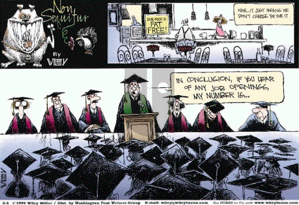 Non Sequitur on Sunday June 6, 1999 Comic Strip