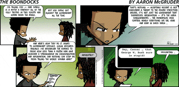 The Boondocks on Sunday March 9, 2025 Comic Strip