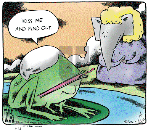 Tom Toles on Wednesday November 23, 2011 Comic Strip