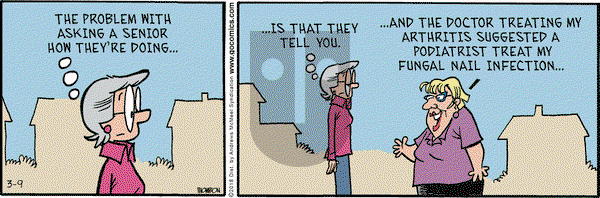 Grand Avenue on Friday March 9, 2018 Comic Strip