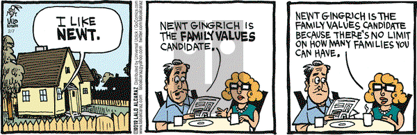 La Cucaracha on Tuesday February 7, 2012 Comic Strip
