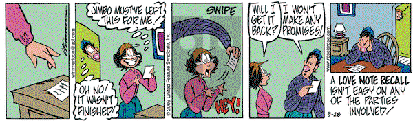 Rose is Rose on Monday September 28, 2009 Comic Strip