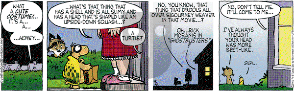 Over the Hedge on Friday October 31, 2014 Comic Strip