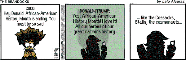 La Cucaracha on Monday February 27, 2017 Comic Strip