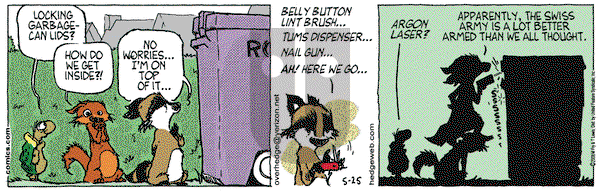 Over the Hedge on Thursday May 25, 2006 Comic Strip