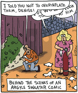 The Argyle Sweater on Tuesday February 13, 2018 Comic Strip