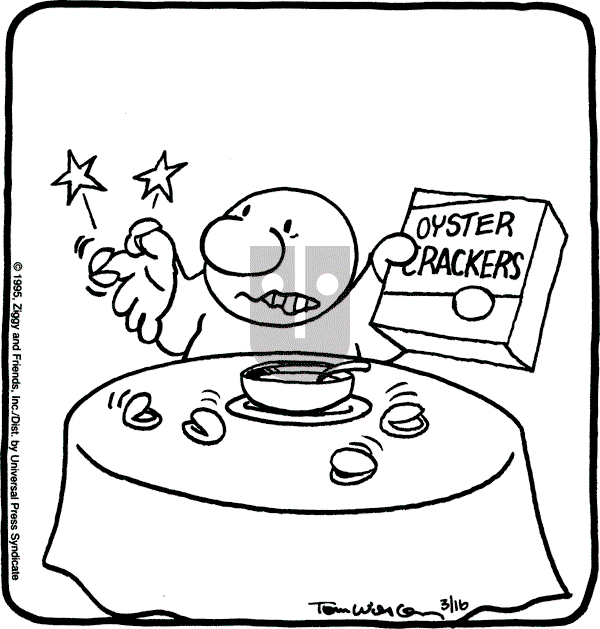 Ziggy - Thursday March 16, 1995 Comic Strip