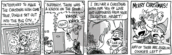 Heart of the City - Thursday December 25, 2014 Comic Strip