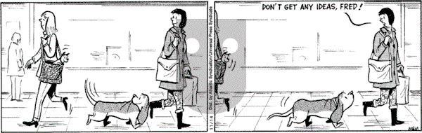 Fred Basset on Tuesday November 14, 2006 Comic Strip