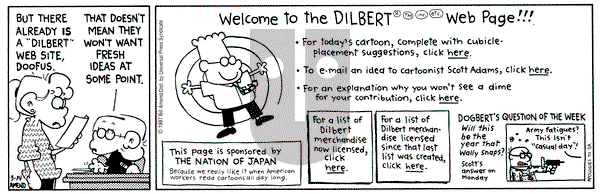 FoxTrot on Friday March 14, 1997 Comic Strip