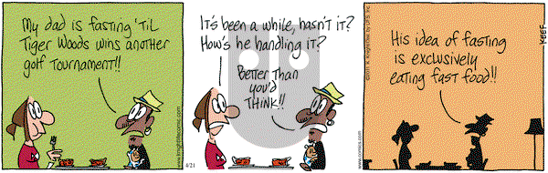 The Knight Life on Thursday April 21, 2011 Comic Strip