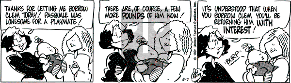 Rose is Rose on Wednesday August 7, 1991 Comic Strip