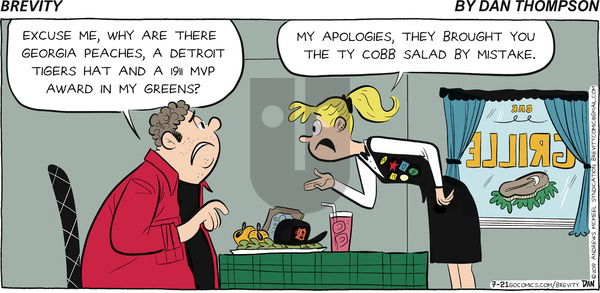 Brevity on Sunday July 21, 2019 Comic Strip