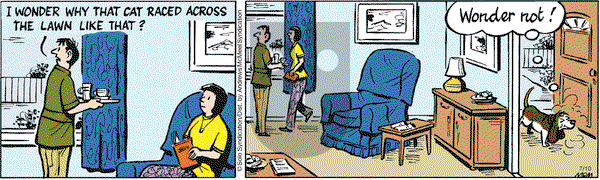 Fred Basset on Tuesday July 10, 2018 Comic Strip