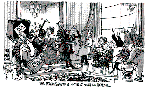 Pat Oliphant on Friday December 12, 1980 Comic Strip