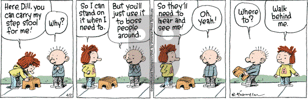 Cul de Sac on Thursday April 2, 2009 Comic Strip