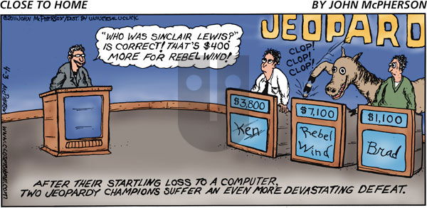 Close to Home on Sunday April 3, 2011 Comic Strip