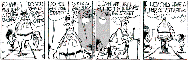 Grand Avenue on Thursday April 29, 1999 Comic Strip