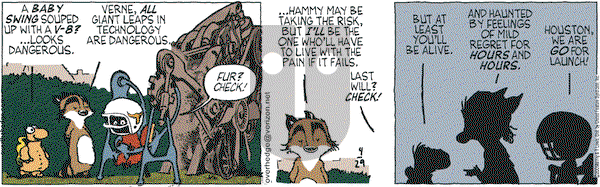 Over the Hedge on Wednesday April 29, 2009 Comic Strip