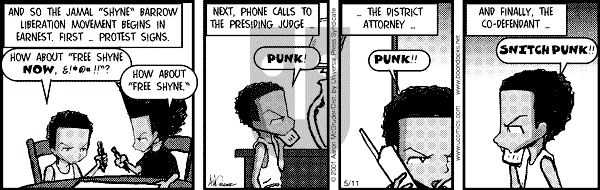 The Boondocks on Friday December 12, 2008 Comic Strip