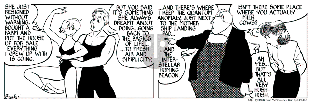 9 Chickweed Lane - Friday January 14, 2005 Comic Strip