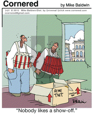 Cornered on Saturday March 21, 2015 Comic Strip