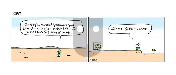 UFO on Saturday March 15, 2025 Comic Strip