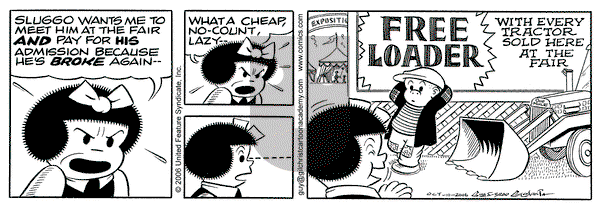 Nancy on Wednesday October 11, 2006 Comic Strip