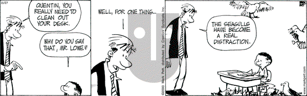 Mr. Lowe on Wednesday November 27, 2024 Comic Strip