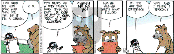 Get Fuzzy on Tuesday May 15, 2012 Comic Strip