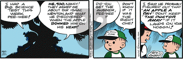 Nancy on Saturday March 22, 2014 Comic Strip