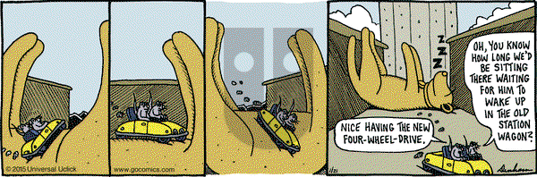 Overboard on Wednesday January 21, 2015 Comic Strip
