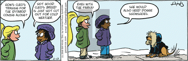 Cleats on Wednesday February 13, 2008 Comic Strip