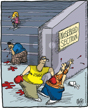 In the Bleachers on Wednesday April 10, 2013 Comic Strip
