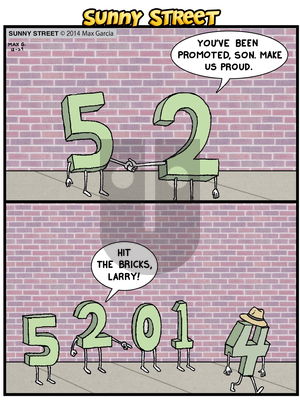 Sunny Street on Monday December 29, 2014 Comic Strip
