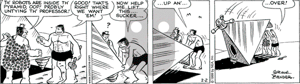 Alley Oop on Tuesday February 2, 1999 Comic Strip