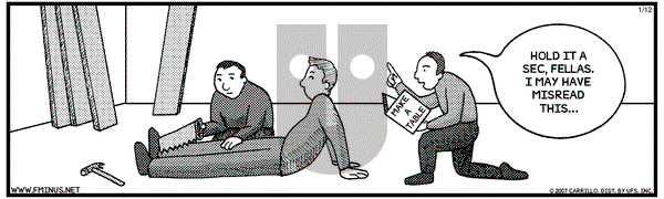 F Minus on Friday January 12, 2007 Comic Strip