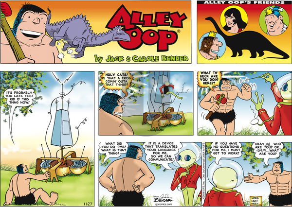 Alley Oop on Sunday November 27, 2016 Comic Strip