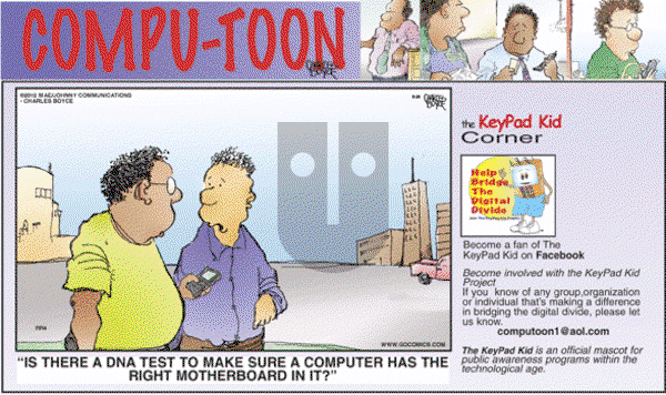 Compu-toon on Sunday August 26, 2012 Comic Strip